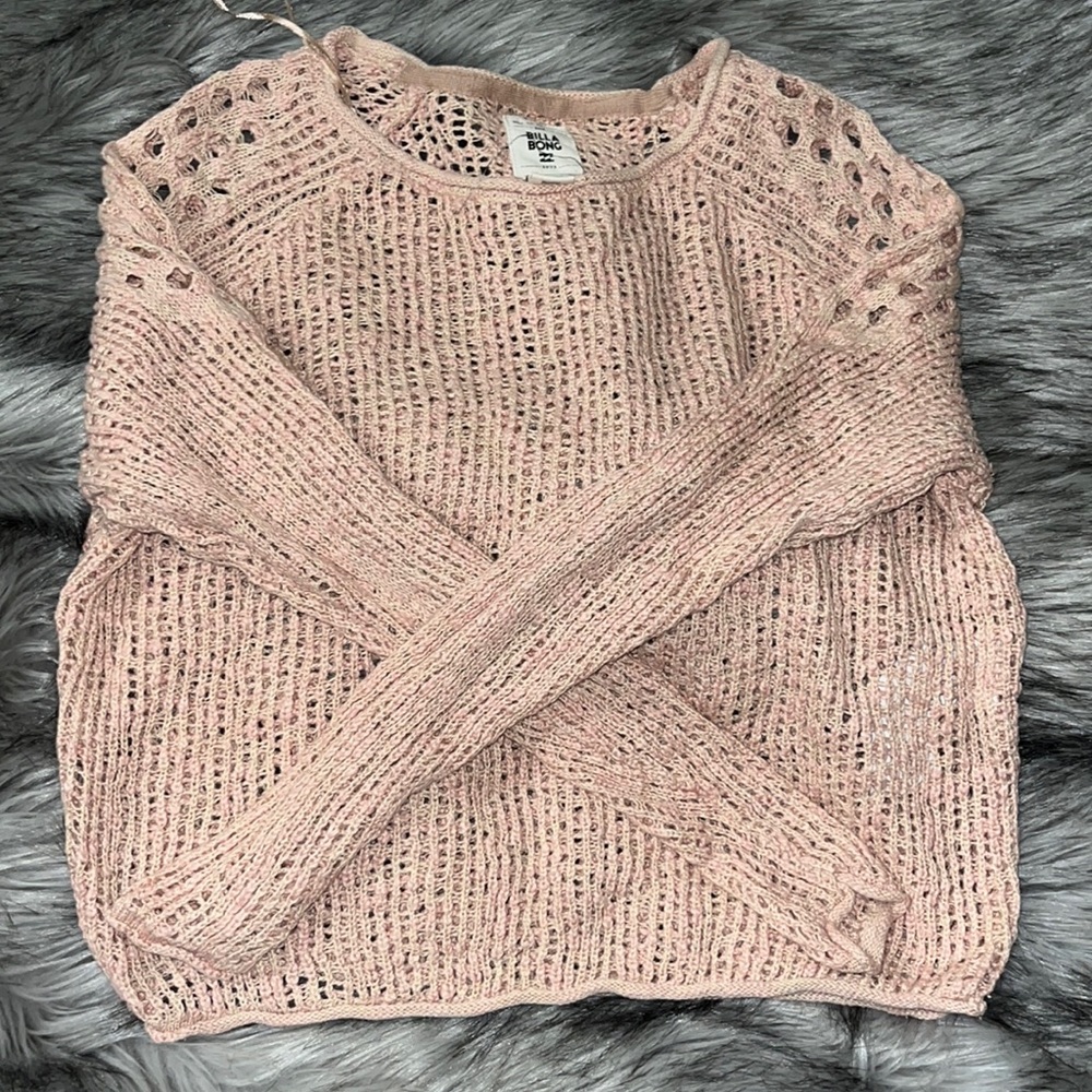 Pink sweater top